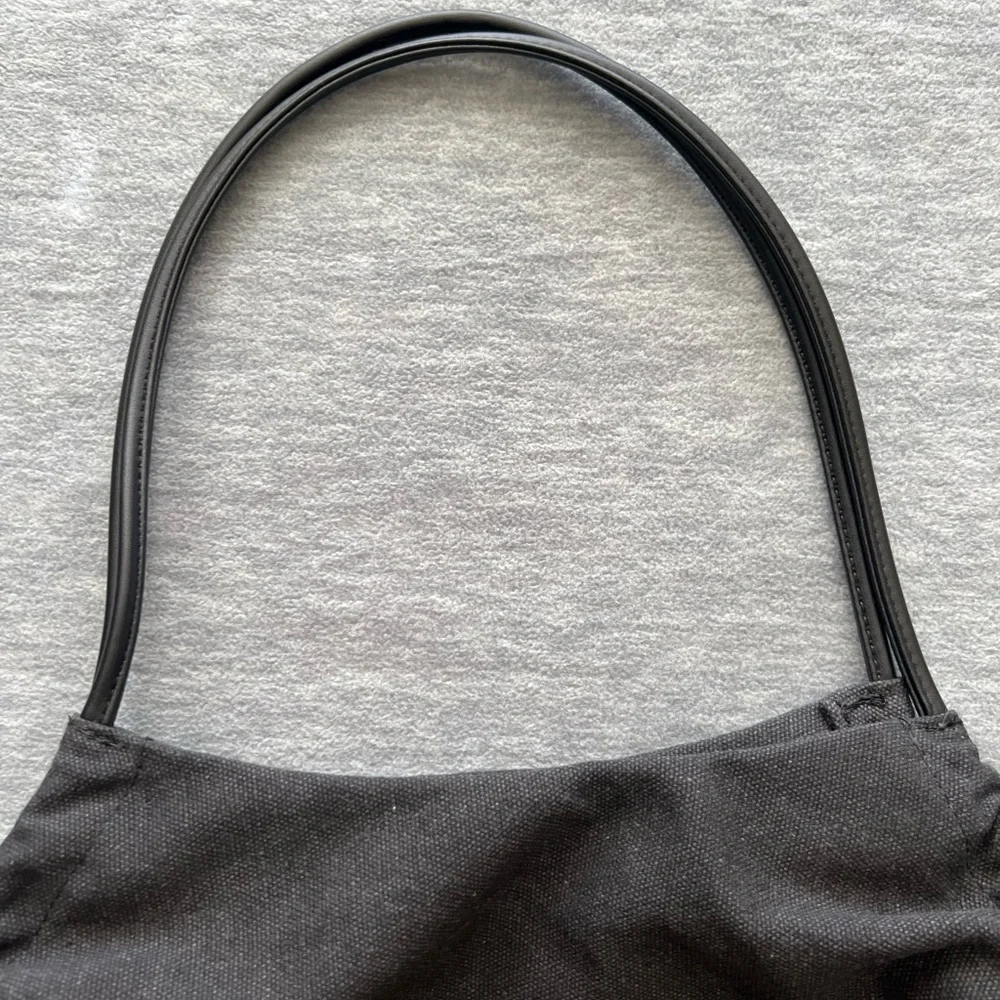 Most Wanted MW charcoal canvas floral sugar skull shoulder bag large tote bag‎